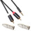 Adaptateurs Rca À Cuivre Noir Pour Usage Audio 6
