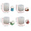 Moules de cuisson en Silicone pour cabane 3D, 4 pièces, moules 3