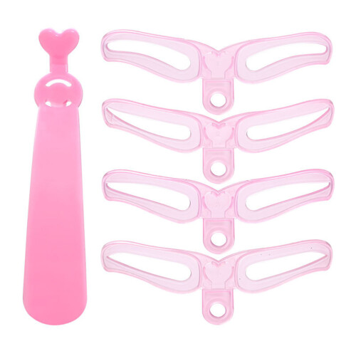 Set Kit Stencil Riutilizzabile Per Sopracciglia Con Guida Manuale