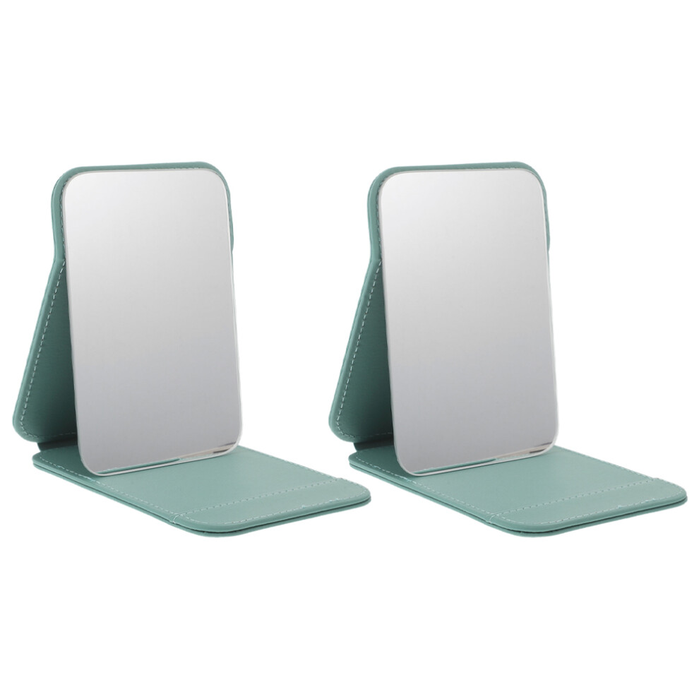 Happyyami Portable Folding Makeup Mirror With Stand For Travel And Home Use