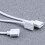 3pcs rgb 1 to 2 led strip remote controller with 9pcs needle 8