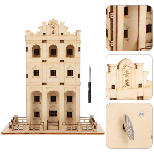 Set Legno 3D Puzzle Bambini Educativo 2