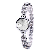 Luxury Fashion Women's Silver Bracelet Wrist Watch