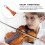 1Ensemble Kit Accessoires Violon Bois Tonalité Réglable Marron Clair 4
