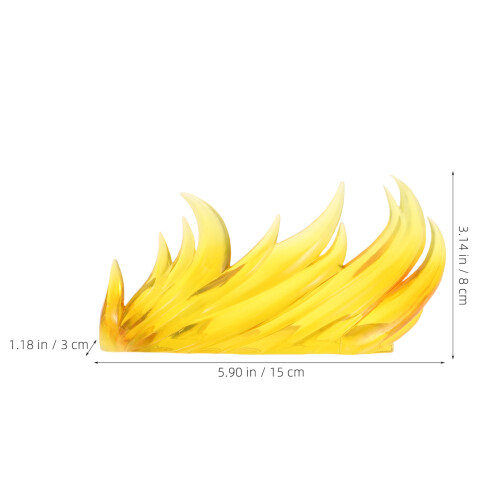 Action Figure Display Flame Effects Model Statue Artwork 1