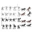 56Pcs Warrior Horses Medieval Toy Soldiers Mini Figures Decor Gift 9
