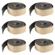 6pcs Rubber Foam Strip Roll Sponge Exterior Doors Tuyere