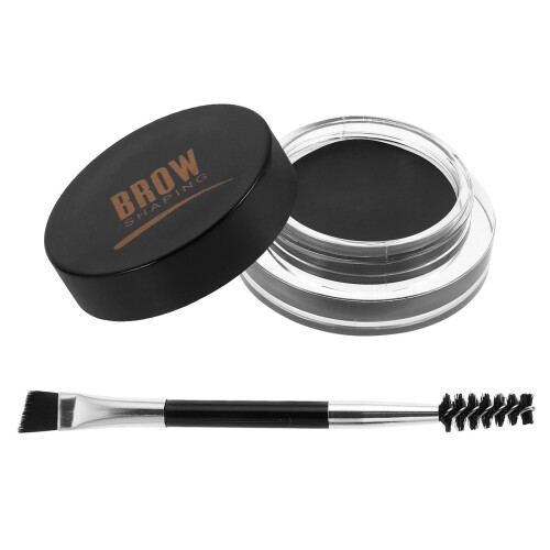 Waterproof Black Brow Gel With Brush
