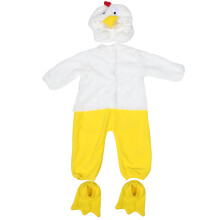 Baby Plush Jumpsuit with Hat, Shoes, Chicken Costume