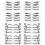 80 Pairs Temporary Eye Thick Eyeliner Decals Makeup Tool 2