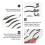 80 Pairs Temporary Eye Thick Eyeliner Decals Makeup Tool 11