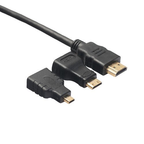 3 1 3 In 1 Cable Cord Adapter Cable Black 1