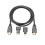 3 1 3 In 1 Cable Cord Adapter Cable Black 3