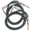 2Pcs Professional Blue Guitar Audio Cable Nylon 6.5mm Instrument Cable 9