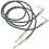 2Pcs Professional Blue Guitar Audio Cable Nylon 6.5mm Instrument Cable 7