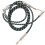 2Pcs Professional Blue Guitar Audio Cable Nylon 6.5mm Instrument Cable 11