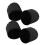 4pcs Non-Slip Feet Ladder Black Rubber 9