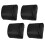 4pcs Non-Slip Feet Ladder Black Rubber 11