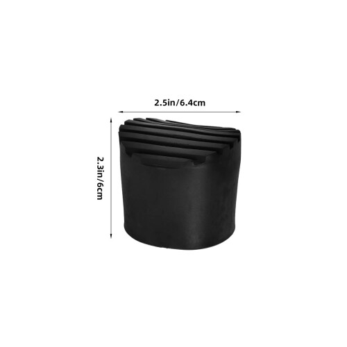 4pcs Non-Slip Feet Ladder Black Rubber 2