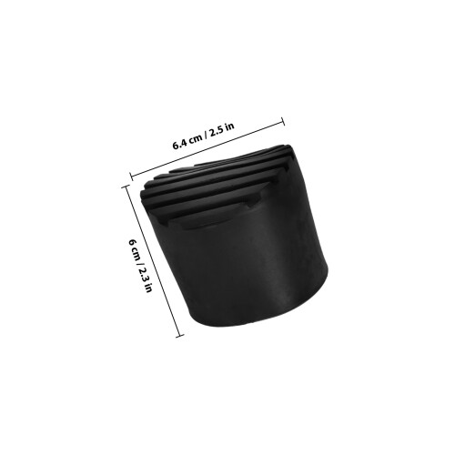 4pcs Non-Slip Feet Ladder Black Rubber 1