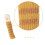 Door Handle Covers Anti Collision Knitted Yellow 6pcs 11