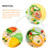 Silicone Suction Plate Set With Divided Sections Fork Spoon And Straw 9