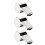 3Pcs Silver Multi-Function Whistles with Rope for Sports and Racing 1
