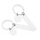 2Pcs Diy Blank Keychains Stainless Steel Unfinished Key Rings 6
