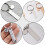 2Pcs Diy Blank Keychains Stainless Steel Unfinished Key Rings 11