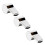 3Pcs Silver Multi-Function Whistles with Rope for Sports and Racing 8