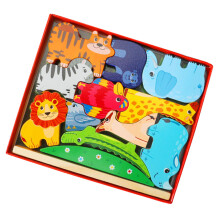 1 Set Animal-Shaped Stackable Blocks Kids Table Balance Toy