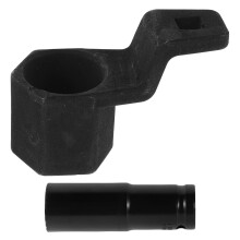 1Set Specialistisch Crankshaft Pulley Wrench Kit Zwart Auto Onderhoud