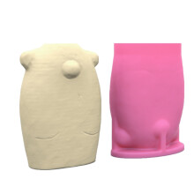 Moule en Silicone pour Vase d'animaux, chats, Pots de-C679