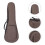 Waterproof Dark Brown Ukulele Backpack Durable Storage Case 4