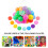 50 palline rotonde creative per bambini, antischianto, 9