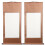 Masteelf  2 Pcs Blank Painting Scrolls Paper Home Decor Child 3