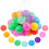 50 palline rotonde creative per bambini, antischianto, 4