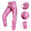 1Roze Disco Broek Vrouwen Comfortabele Elastische Taille 4