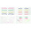 4Sets Colorful Waterproof Eyeliner Stickers Eye Makeup Tool 7