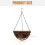Outdoor Ceiling Hanging Iron Planter For Garden Decor 2