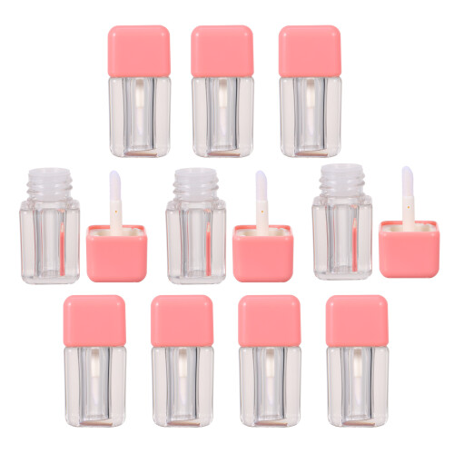 10Pcs Portable Mini Lip Gloss Bottles Diy Sub Tubes