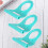 3Pcs Plastic Water Bottle Handle Portable Holding Ring Sky Blue 11