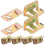 6pcs Thickened Bed Rail Brackets Heavy Duty Bed Plate Hinges 8