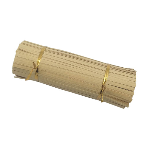 100pcs Baking Binding Rope Khaki Iron And Kraft Paper 2