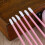 150Pcs Disposable Lip Gloss Applicators Lipstick Wands Tool Kits Pink 5