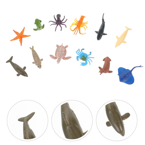 12 Animali Marini Giocattoli Per Bambini 2