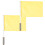 Worgeous Referee Flags Cloth 2pack 18.9x14.6in 5
