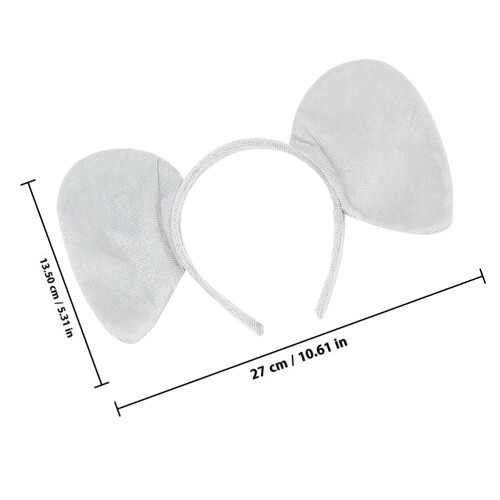 Set Costume Con , Orecchie E Cerchietto Per 1