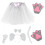Set Costume Con , Orecchie E Cerchietto Per 9