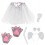 Set Costume Con , Orecchie E Cerchietto Per 10